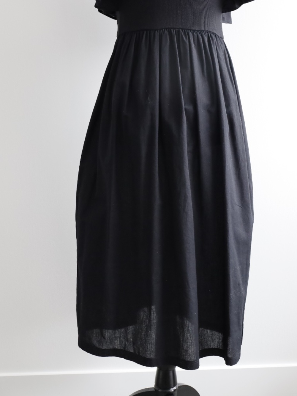 Zara Black Ruffle Dress - Picture 2 of 6